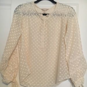 Rebecca Taylor Cream Blouse XS